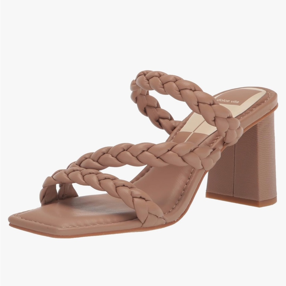 Dolce Vita Tan Braided Heels